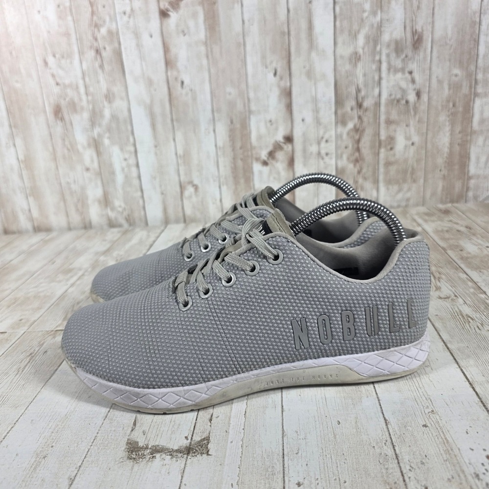 NOBULL Grey SuperFabric Trainer Womens 8.5 Mens 7 Low Top Cross Training Shoes - Picture 4 of 8